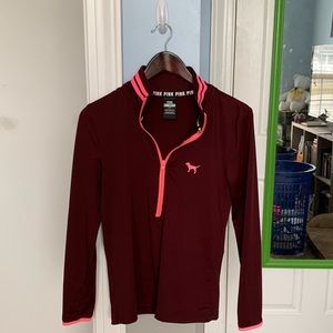 Victoria secret pink quarter zip